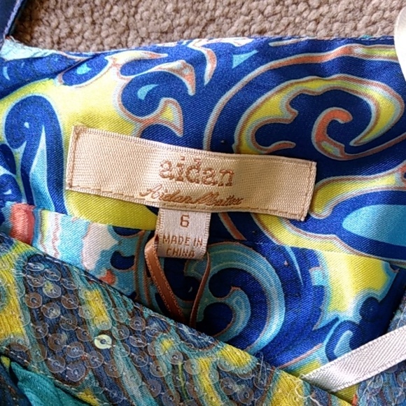 Awesome Paisley print maxi Dress!! - Picture 3 of 3